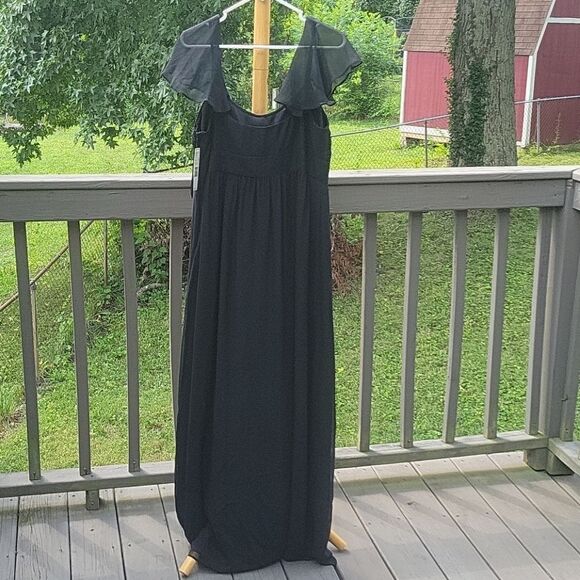 Antonio Melani floor length flutter sleeve sz 10 - Picture 4 of 5